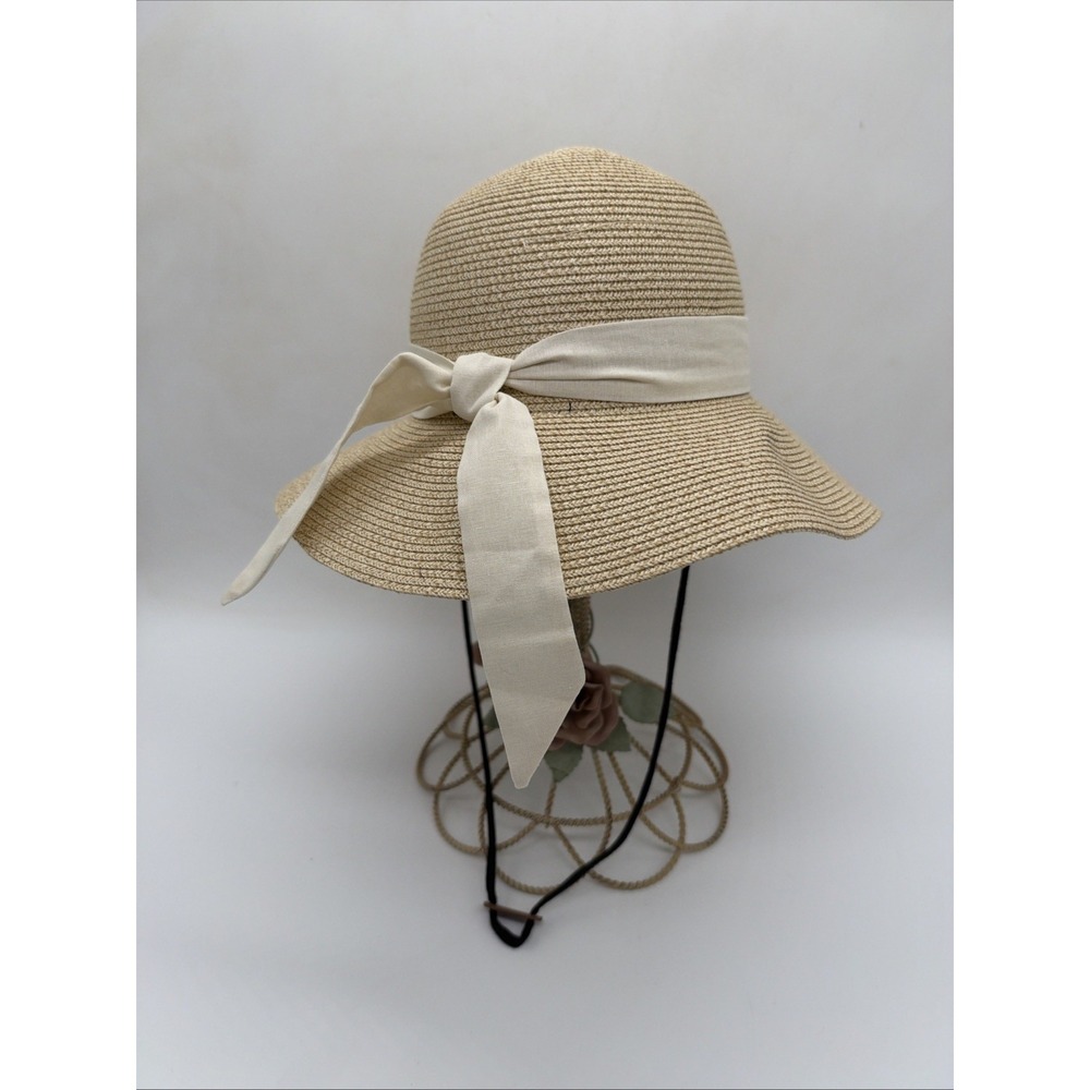 New FURTALK Wide Brim Sun Hat Panama Fedora Beach Hat Lanyard Adjustable New
